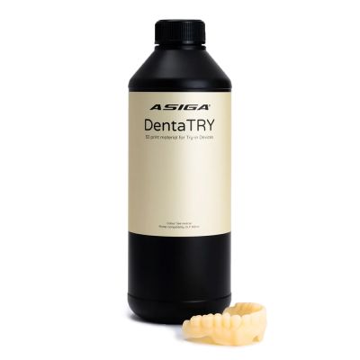Asiga DentaTRY Resin, 1 kg Bottle