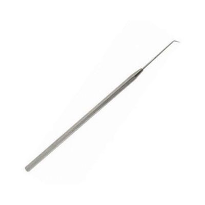 Stainless Steel Probe Tool #6, Single End, Hook, Thin