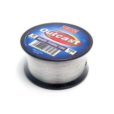 Clear Monofilament Fishing Line, 30 lb, 160 yd Spool