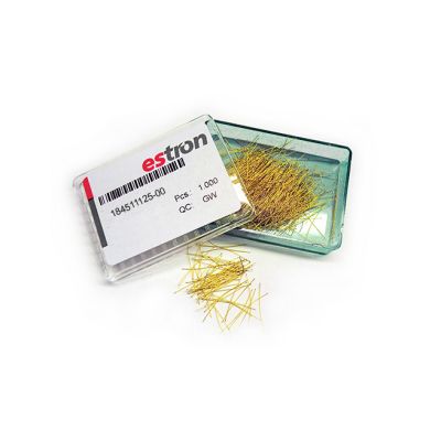 Estron 184511125-00 ESW Solid Wire, 51 mm, Yellow, Box of 1000