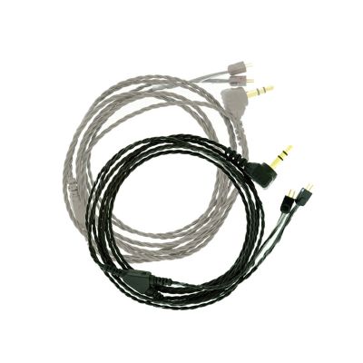 In-Ear-Monitor cables with 2 Pin connectors in black or clear colors