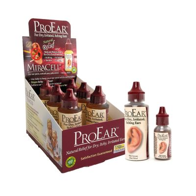 MiraCell ProEar showing sizes and display box