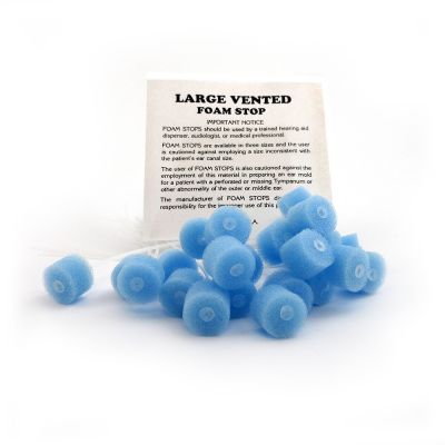Large vented foam stops in a bag of 24