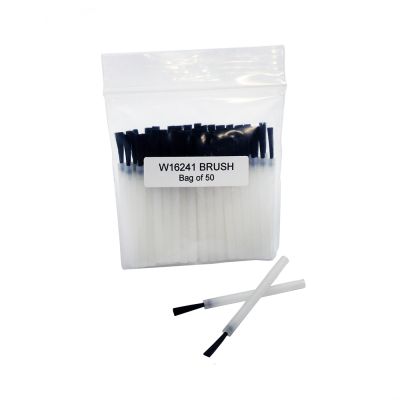 Brush on Slender Plastic Rod, Bag of 50