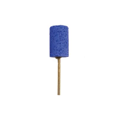 Abrasive Stone, Large Cylinder, Blue